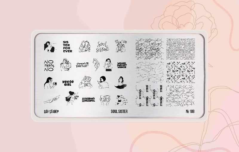 Пластина для стемпинга, TM Go! Stamp (108 Soul Sister)