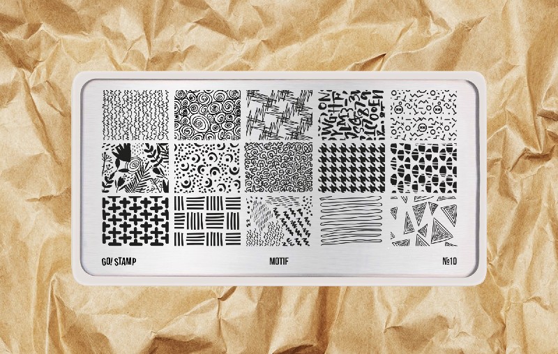 Пластина для стемпинга, TM Go! Stamp (10 Motif)
