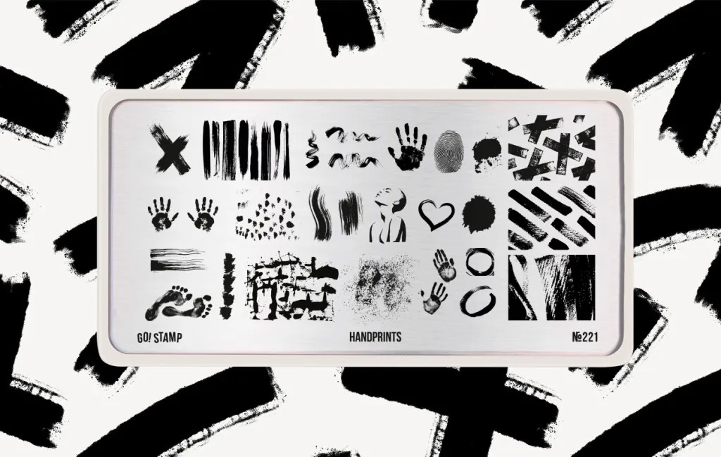Пластина для стемпинга, TM Go! Stamp (221 Handprints)