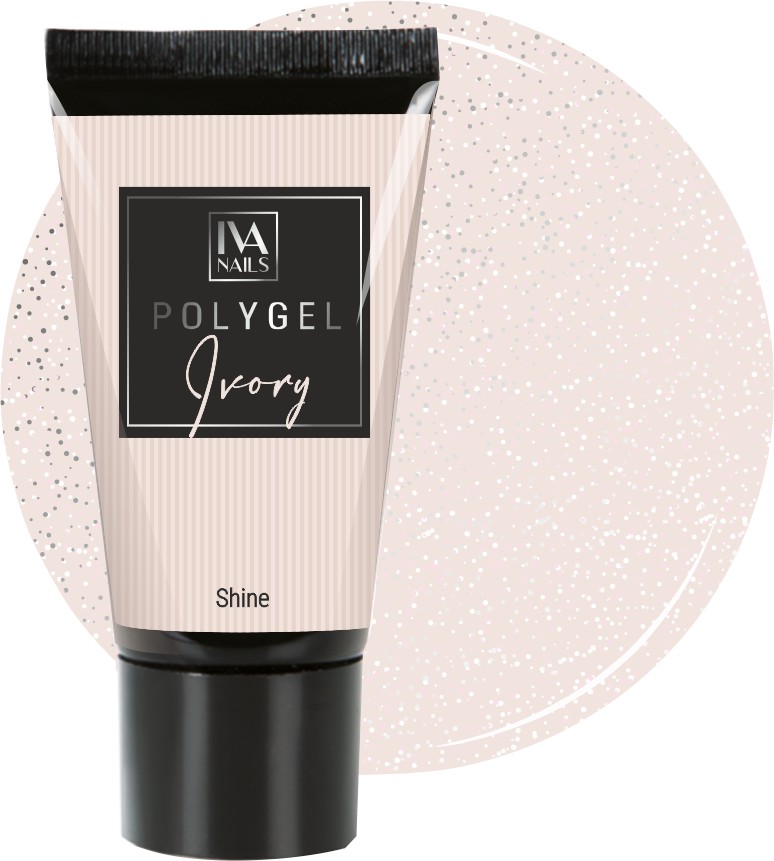 Polygel, TM IVA nails (Ivory Shine 30g)