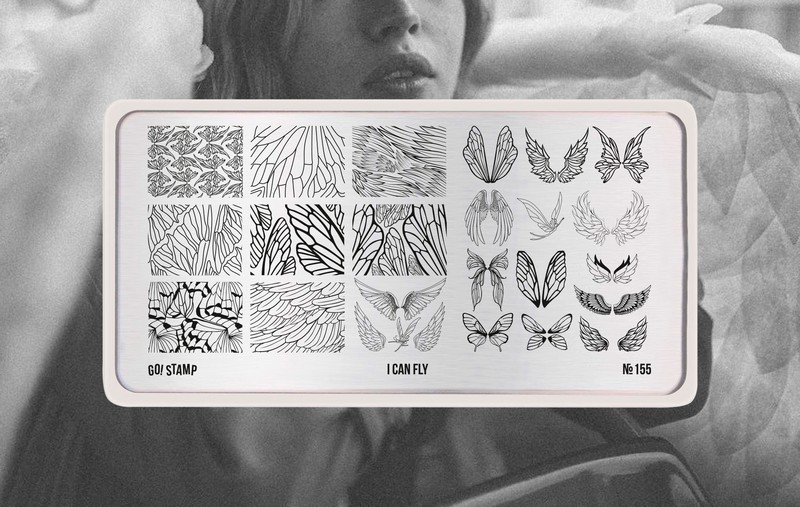 Пластина для стемпинга, TM Go! Stamp (155 I Can Fly)