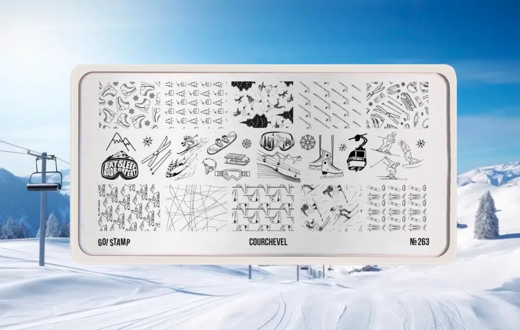 Пластина для стемпинга, TM Go! Stamp (263 Courchevel)
