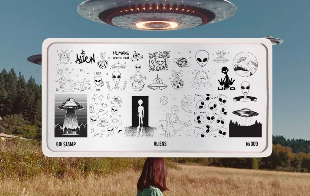 Пластина для стемпинга, TM Go! Stamp (309 Aliens)