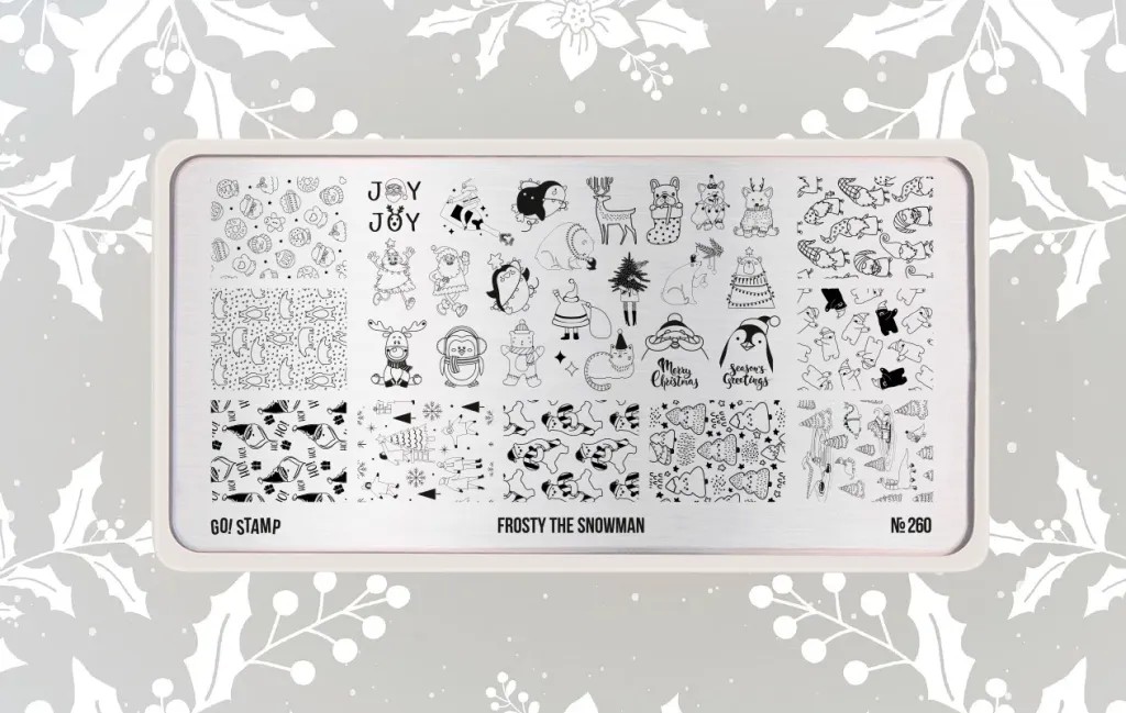 Пластина для стемпинга, TM Go! Stamp (260 Frosty The Snowman)