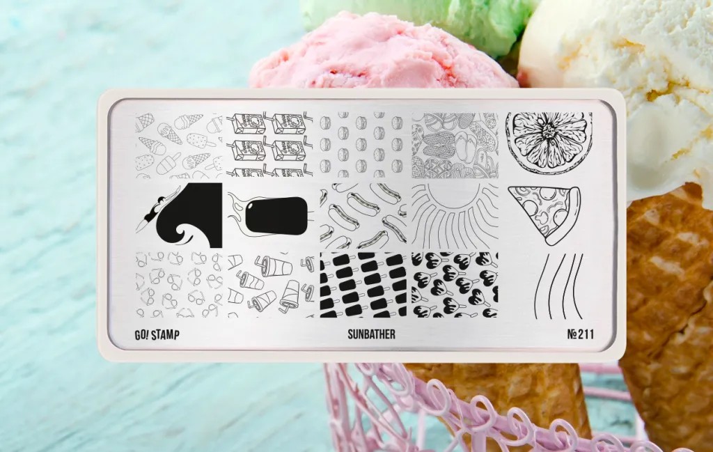Пластина для стемпинга, TM Go! Stamp (211 Sunbather)