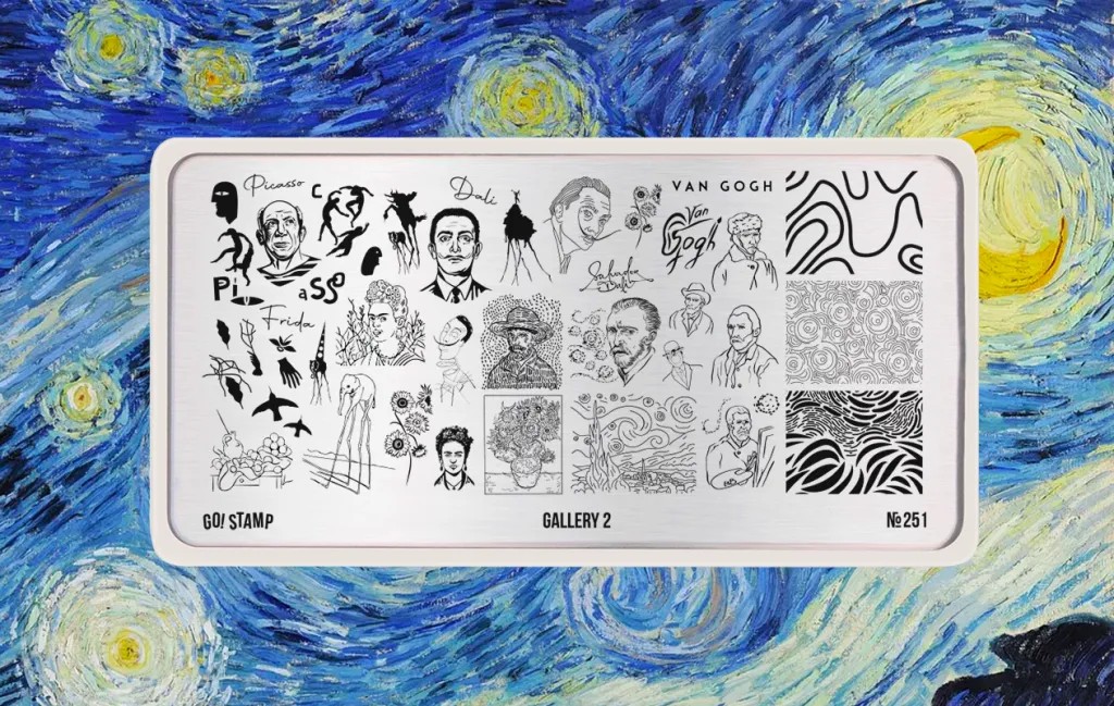 Пластина для стемпинга, TM Go! Stamp (251 Gallery 2)