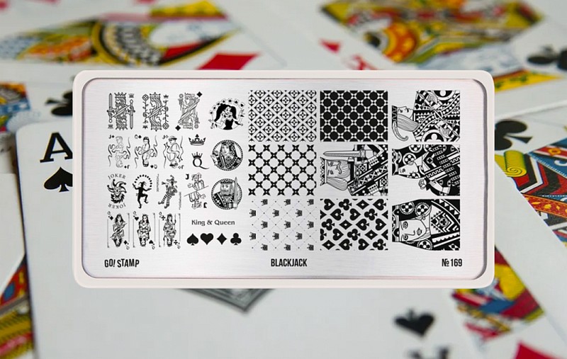 Пластина для стемпинга, TM Go! Stamp (169 BlackJack)