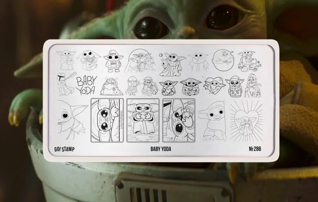 Пластина для стемпинга, TM Go! Stamp (286 Baby Yoda)