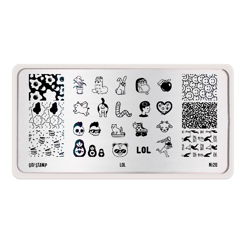 Пластина для стемпинга, TM Go! Stamp (20 Lol)