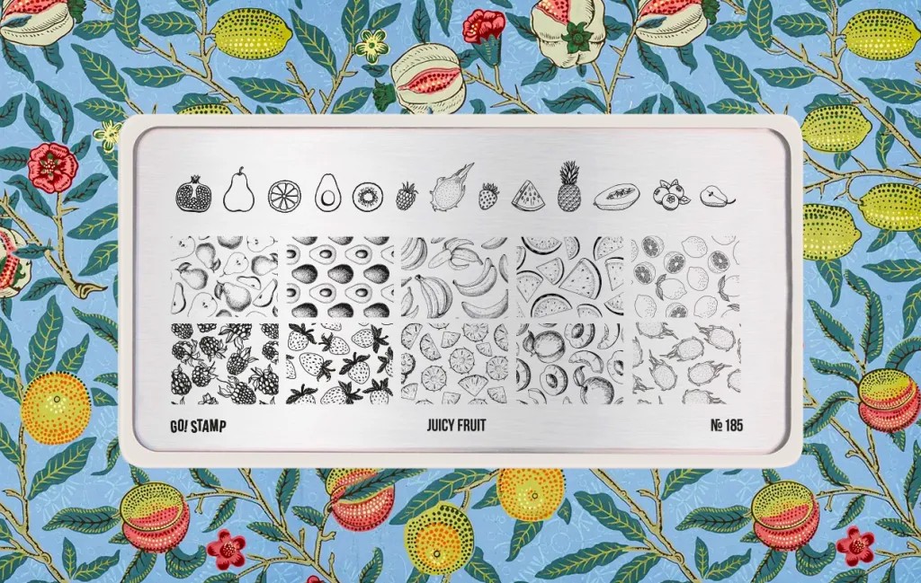 Пластина для стемпинга, TM Go! Stamp (185 Juicy Fruit)