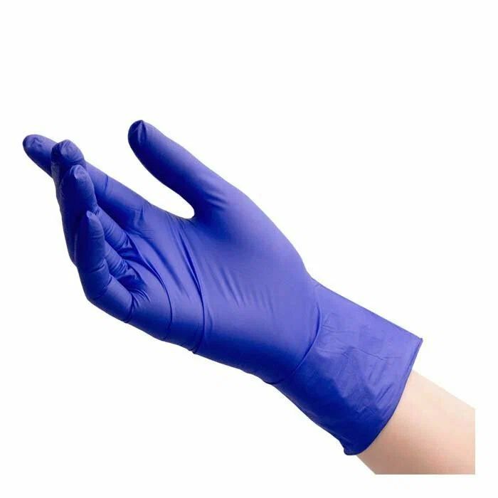 Перчатки нитриловые, TM mediOK (Сиреневый (CORNFLOWER) S 100шт )