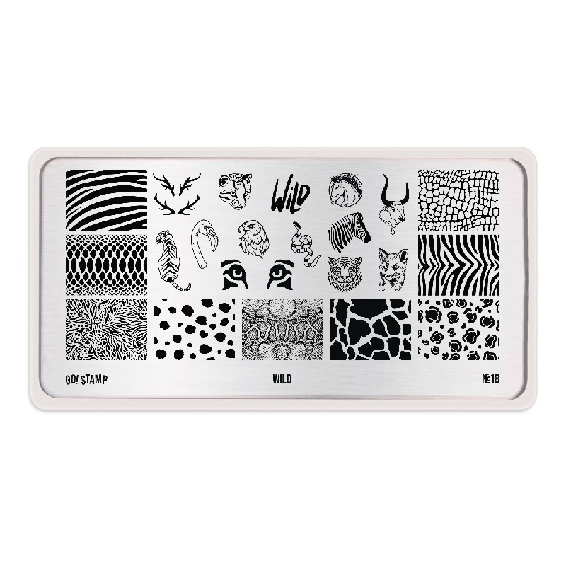 Пластина для стемпинга, TM Go! Stamp (18 Wild)