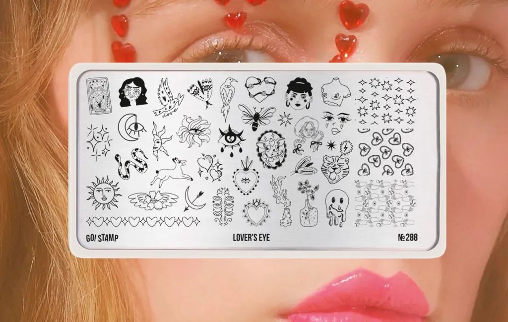 Пластина для стемпинга, TM Go! Stamp (288 Lover's Eye)