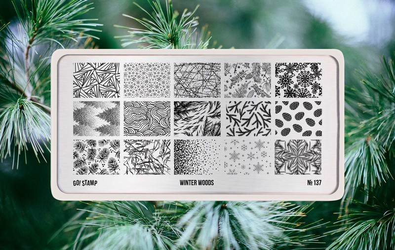 Пластина для стемпинга, TM Go! Stamp (137 Winter Woods)