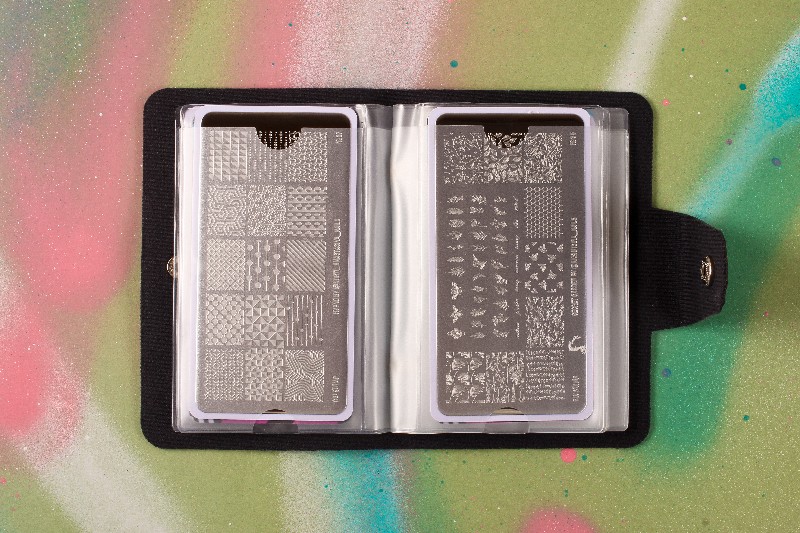 Кейс для стемпинг-пластин, TM Go! Stamp (Black Blue)