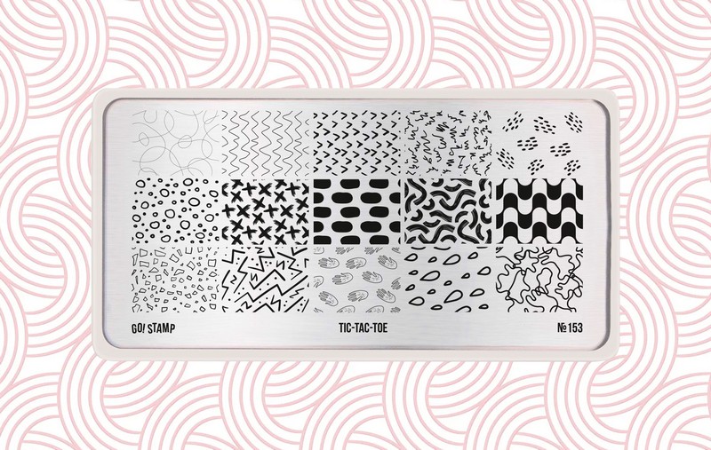 Пластина для стемпинга, TM Go! Stamp (153 Tic-Tac-Toe)