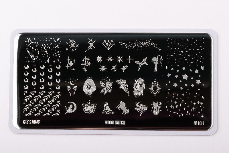 Пластина для стемпинга, TM Go! Stamp (101 Moon Witch)