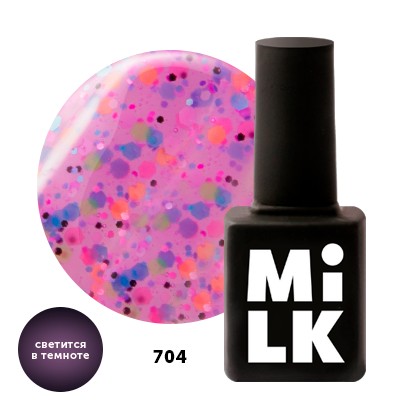 Гель-лак Orbeez, Tm Milk (704 Balm Babe(люминесцентный))