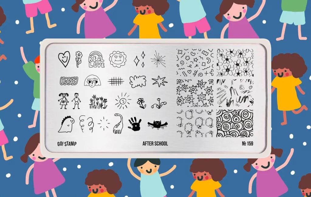 Пластина для стемпинга, TM Go! Stamp (159 After School)