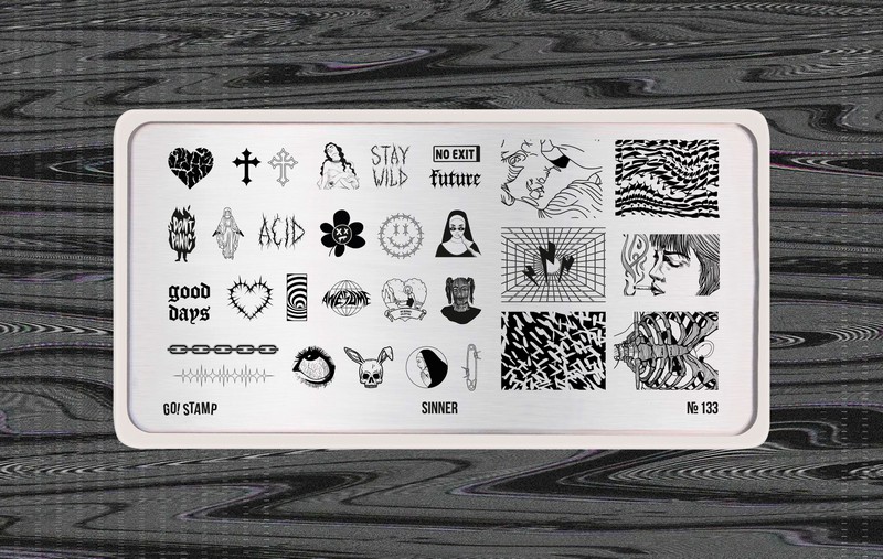 Пластина для стемпинга, TM Go! Stamp (133 Sinner)