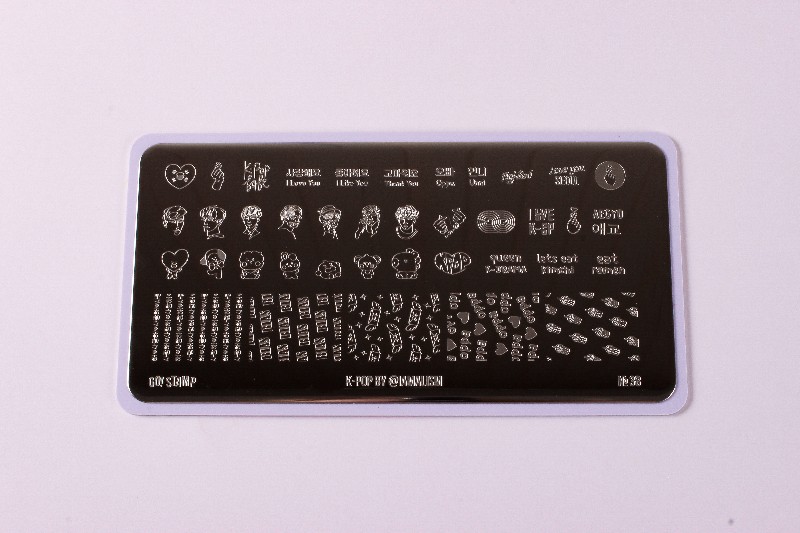 Пластина для стемпинга, TM Go! Stamp (38 K-Pop by)
