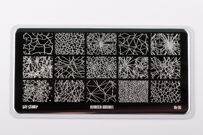 Пластина для стемпинга, TM Go! Stamp (96 Broken Mirror)