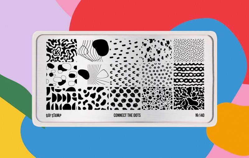 Пластина для стемпинга, TM Go! Stamp (140 Connect the Dots)