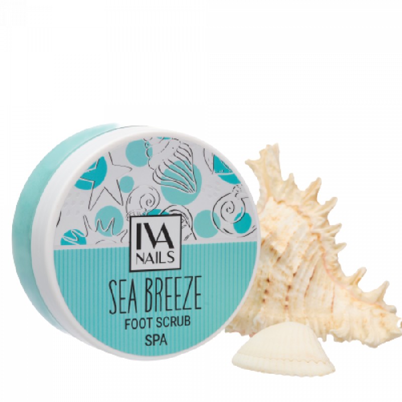 Солевой скраб для ног 150мл, TM IVA nails (Sea Breeze)