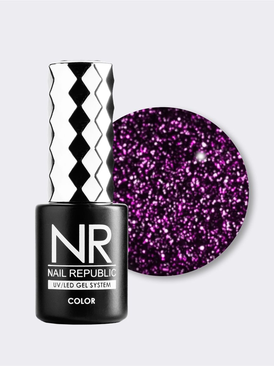 Гель-лак Flash 10 мл, TM Nail Republic (17, фиолетовый)