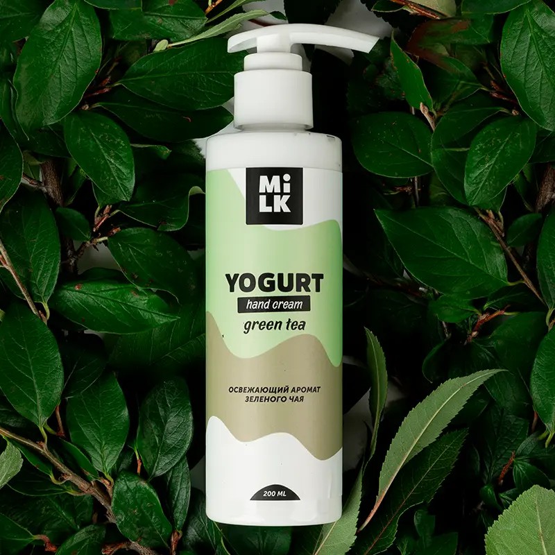 Йогурт для рук, TM Milk (Green Tea)