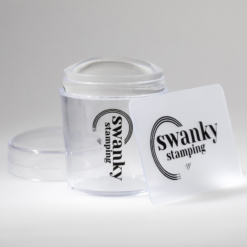 Штамп для стемпинга, TM Swanky Pro (прозрачный, силиконовый, 4 см)