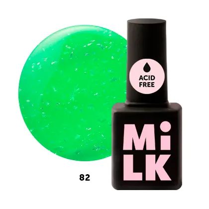База бескислотная цветная Rainbow, TM Milk (82 Green Gecko)