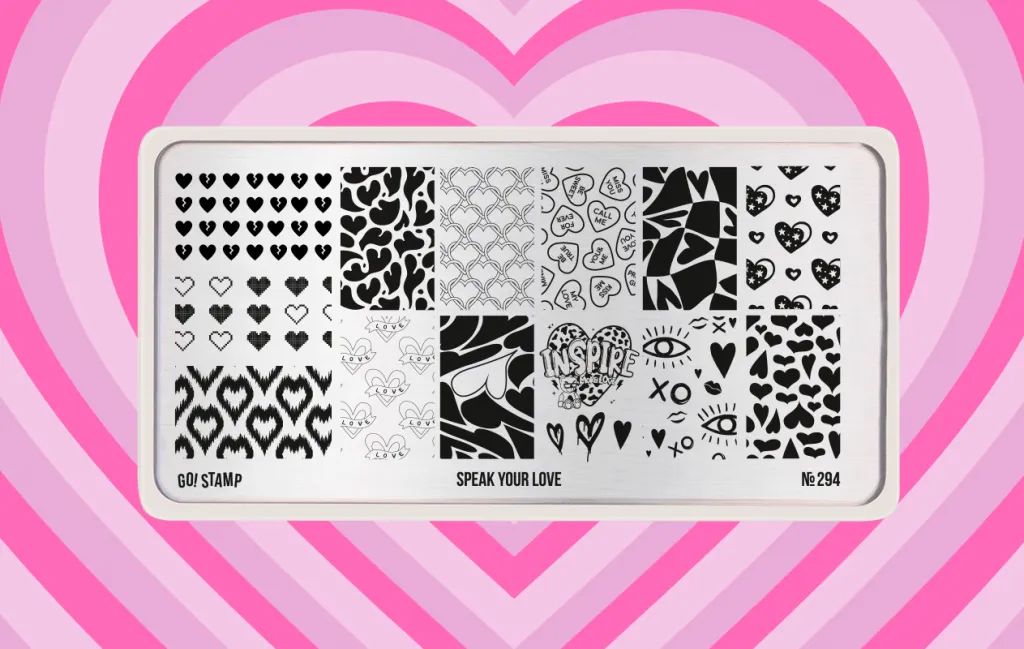 Пластина для стемпинга, TM Go! Stamp (294 Speak Your Love)