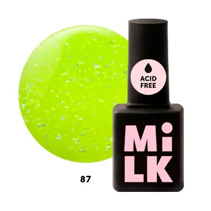 База бескислотная цветная Rainbow, TM Milk (87 Glowing Yellow)