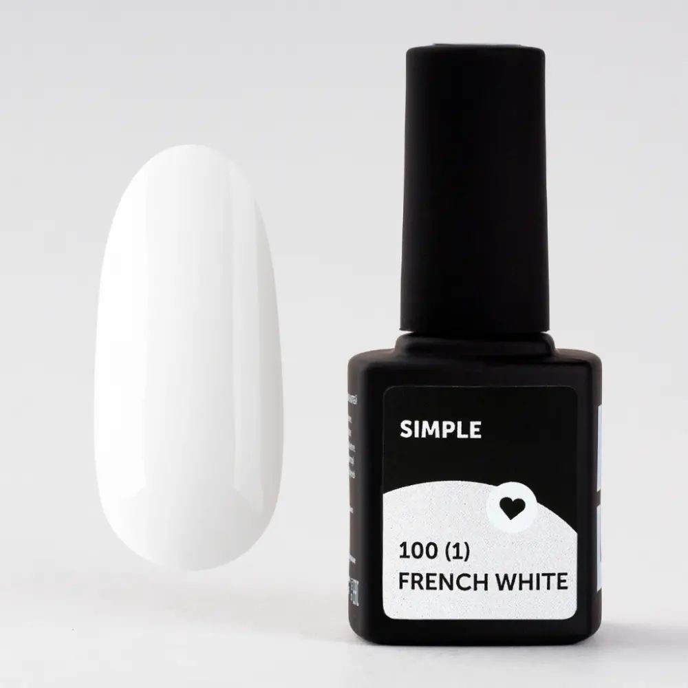 Гель-лак Simple, TM Milk (100 (1) French White)