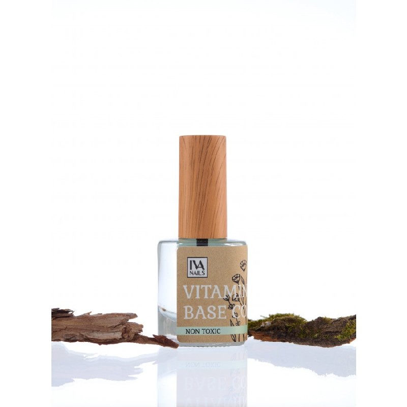 Лечебная серия лаков ORGANIC, TM IVA nails (VITAMIN BASE COAT)