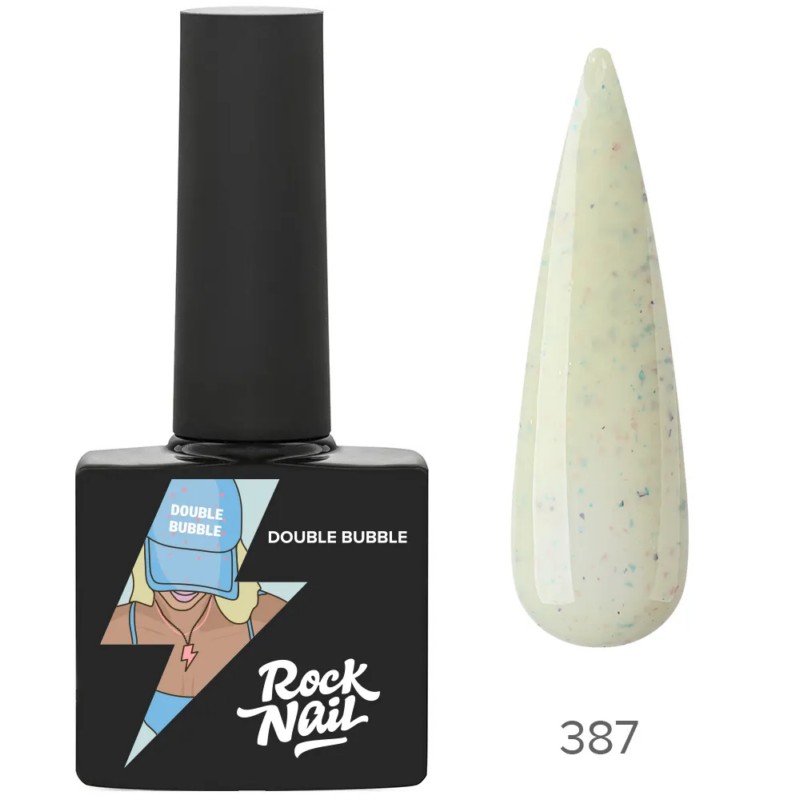 Гель-лак Double Bubble, TM RockNail (387 ZHVACHKA PO)