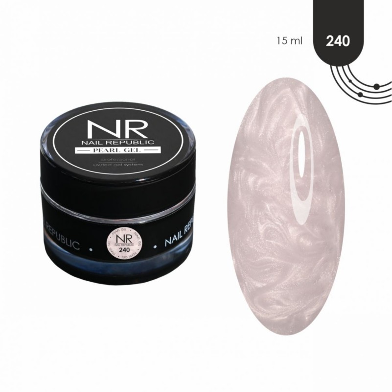 Гель Gel Pearl, TM Nail Republic (240, 15мл)