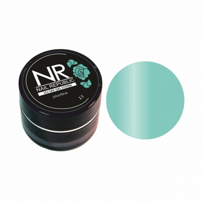 Пластилин 5гр, TM Nail Republic (15 аквамариновый)