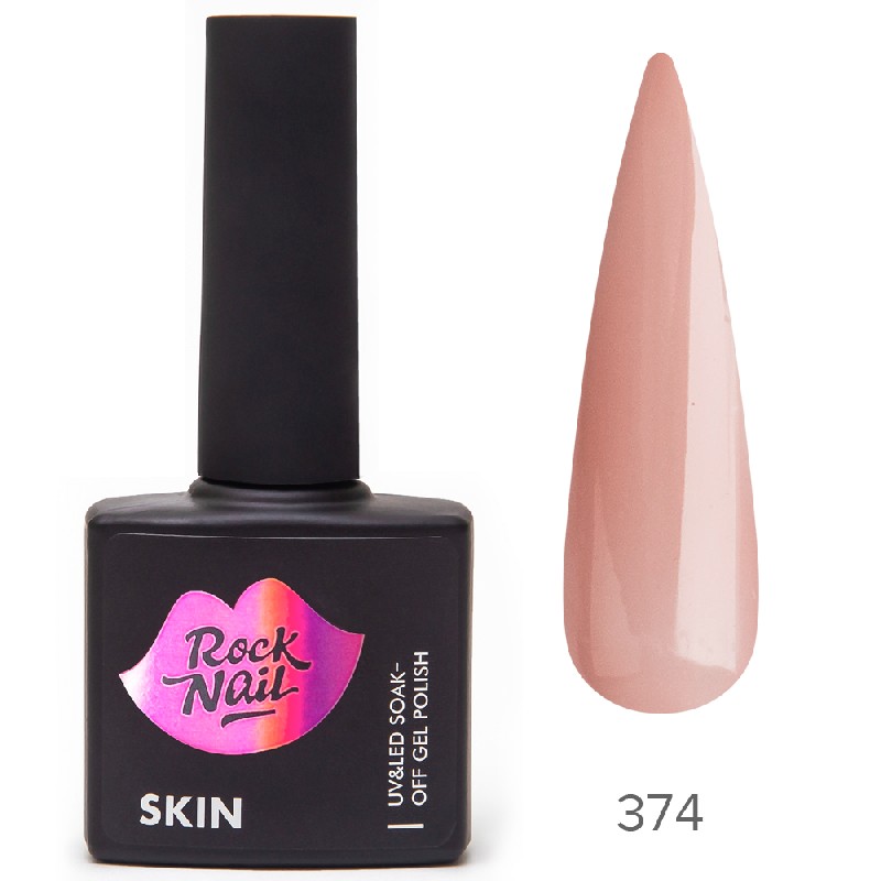Гель-лак Skin, TM RockNail (374 Sun-Kissed Skin)