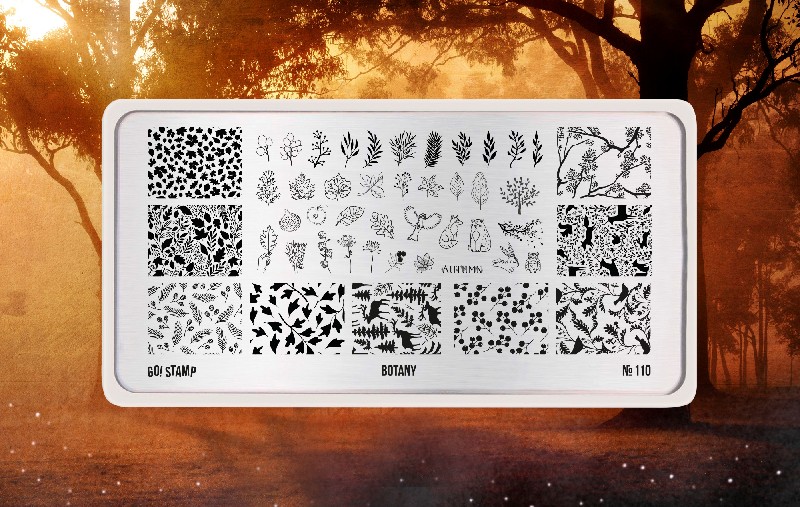 Пластина для стемпинга, TM Go! Stamp (110 Botany)