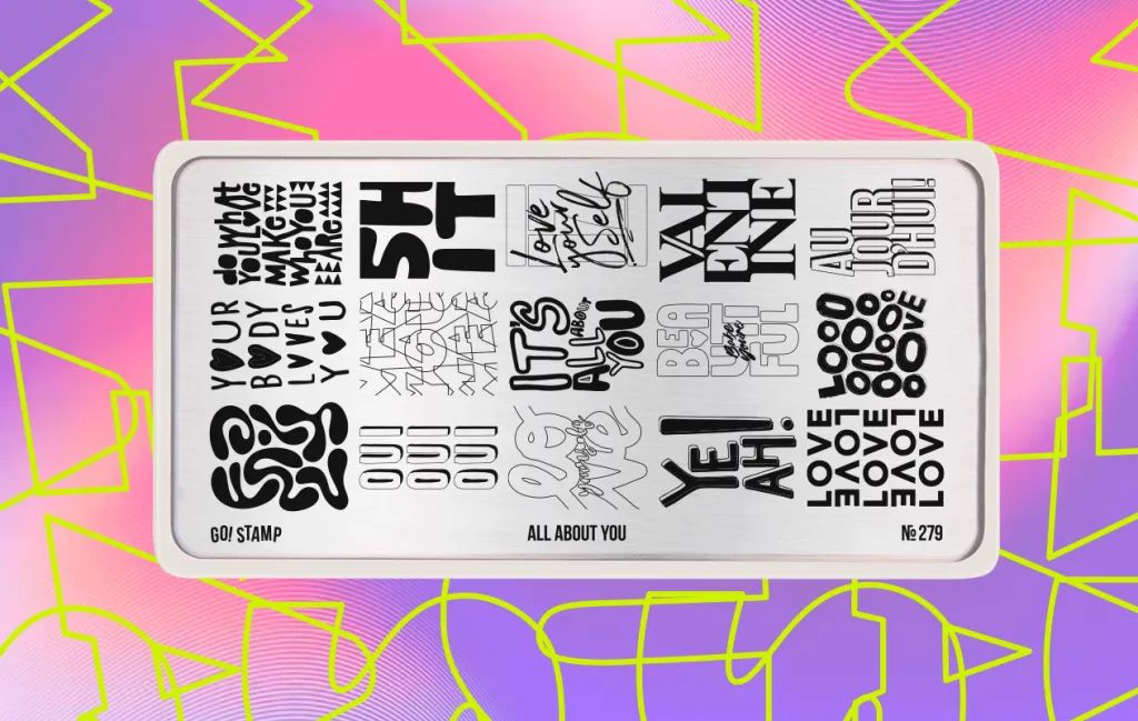 Пластина для стемпинга, TM Go! Stamp (279 All About You)