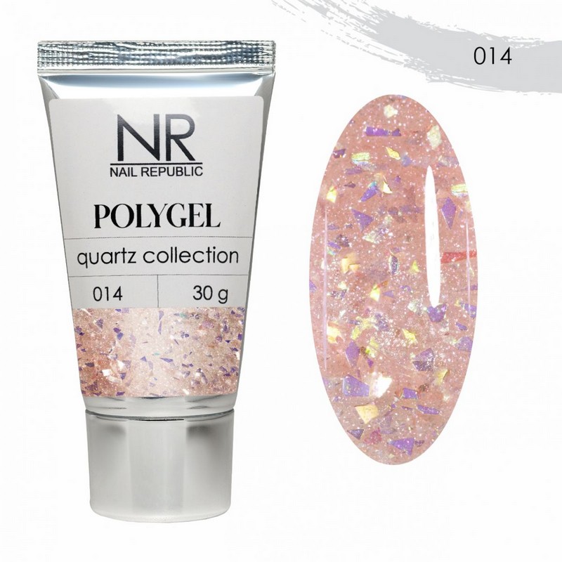 PolyGel Quartz collection, TM Nail Republic (014, 30мл)