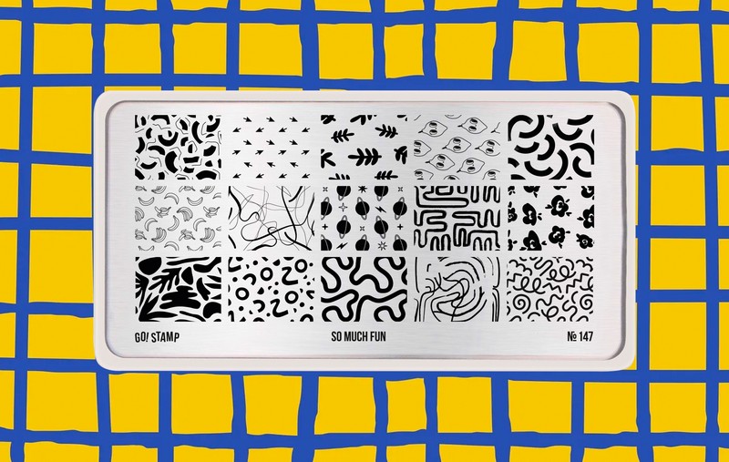Пластина для стемпинга, TM Go! Stamp (147 So Much Fun)