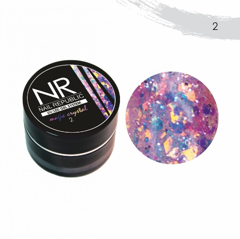 Гель-краска Magic Crystal 7гр, TM Nail Republic (2)