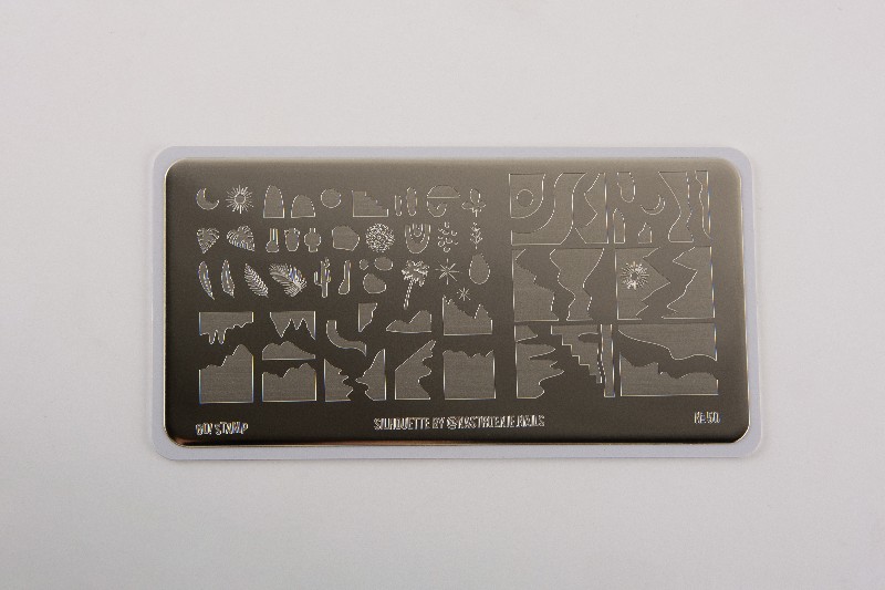 Пластина для стемпинга, TM Go! Stamp (50 Silhouerre by)