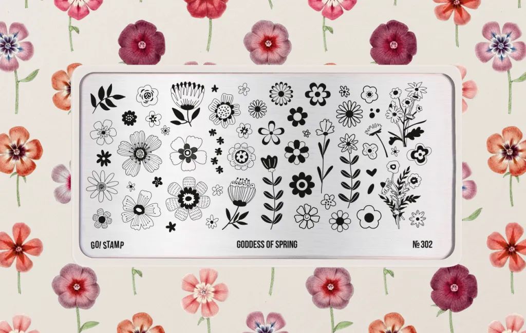 Пластина для стемпинга, TM Go! Stamp (302 Gooddes of Spring)