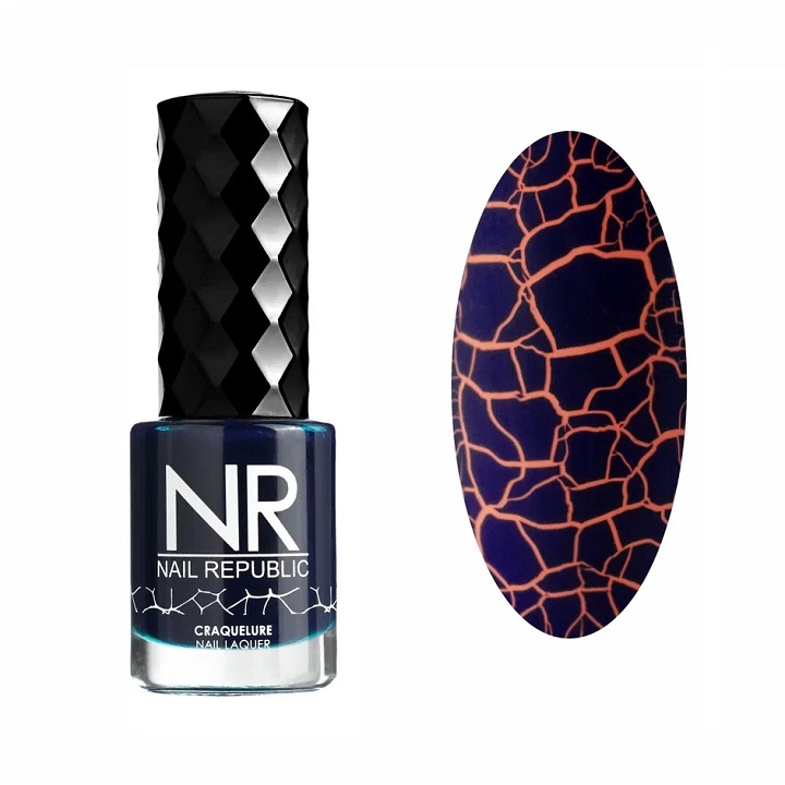Лак CRAQUELURE 10 мл, TM Nail Republic (5, Синий)