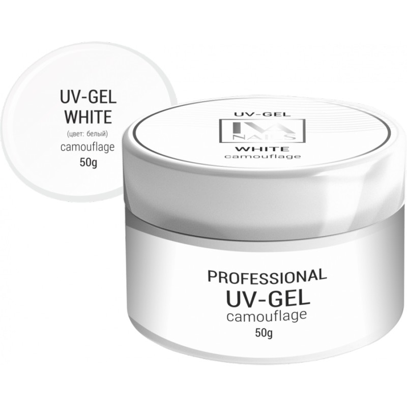 Гель моделирующий, TM IVA nails (WHITE 50мл)