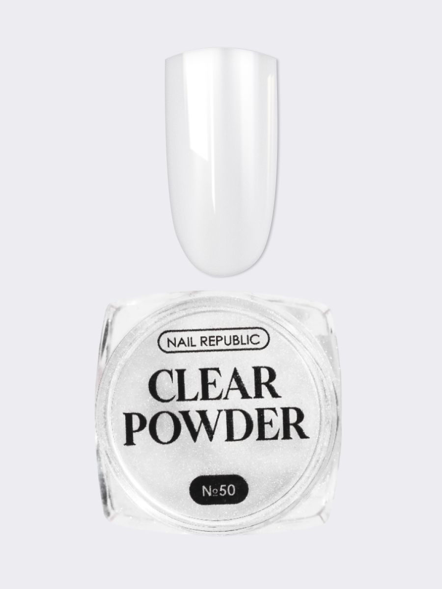 Втирка CLEAR POWDER, TM Nail Republic (№50 )